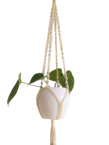 Kwietnik makrama Naturalny