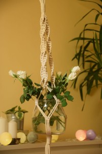 Kwietnik makrama Flower HENDI - Naturaly 3