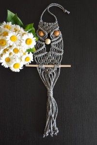 Makrama- LOVE2ROPE - Sowa MixBrąz