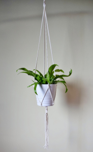 Kwietnik  makrama Naturalny-minimalistic