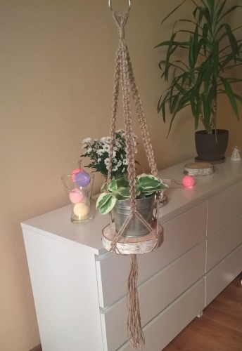 Kwietnik Flower HENDI jute 4p z podstawką mały- www_shoplight_pl  0.jpg