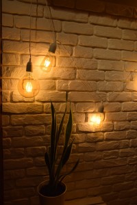 Girlanda na zamówienie  - kabel skręcany - wewnętrzna  - biała