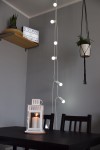 Girlanda na zamówienie 4,5 m - 10xE27 - kabel w oplocie - wewnętrzna biała