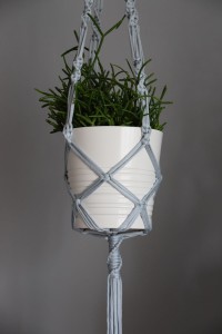 Kwietnik Flower HENDI - Szary metalik
