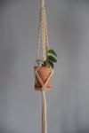 Wiszący kwietnik Flower HENDI - Naturalny